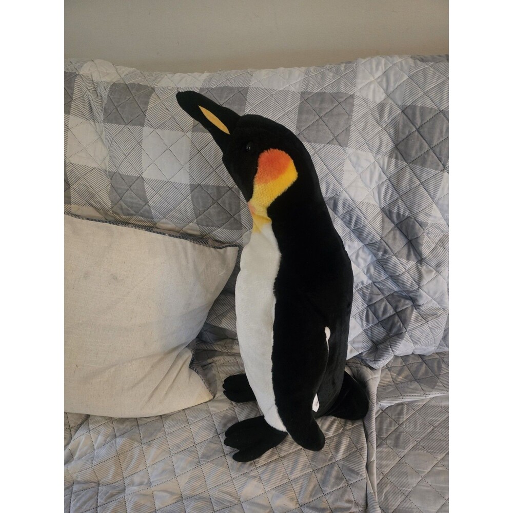 RARE GO! GAMES KING PENGUIN 20” STUFFED ANIMAL ZOO PLUSH